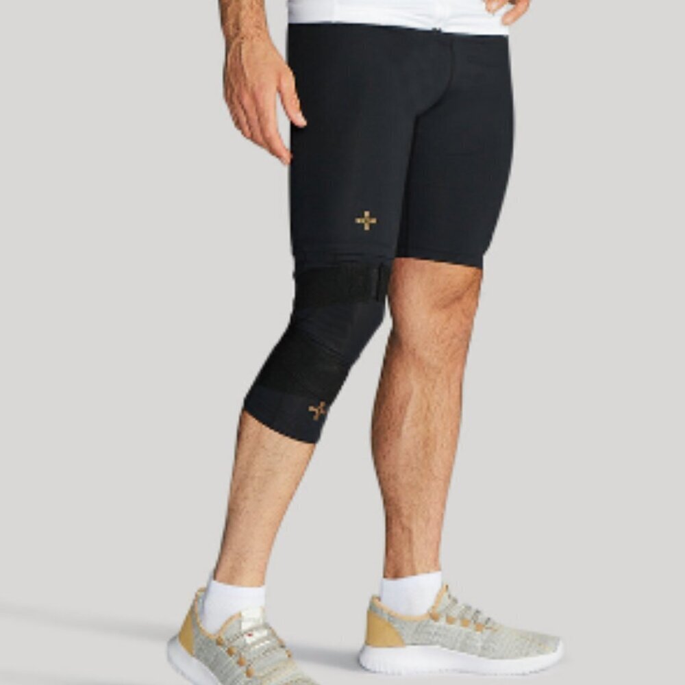 4 Tommie Copper Vitality Knee Sleeves Black Men's Size Small